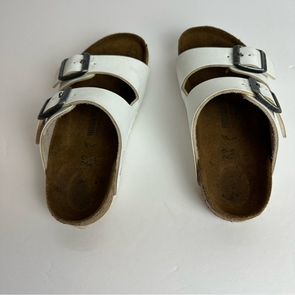 Birkenstock Arizona Sandals Children's size 11 Shoes Adjustable Buckle White - Picture 4 of 10